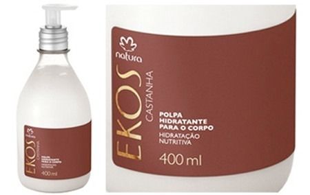 Polpa Desodorante Hidratante para o Corpo Castanha Ekos - 400ml